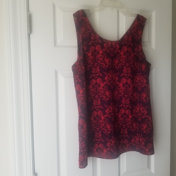 CAbi Sleeveless Tank Top Red Purple Women's Large - Picture 12 of 12